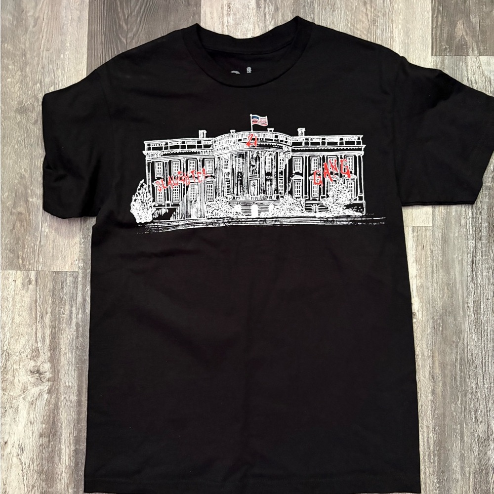 Forever 21 Black Tee with White Graphic